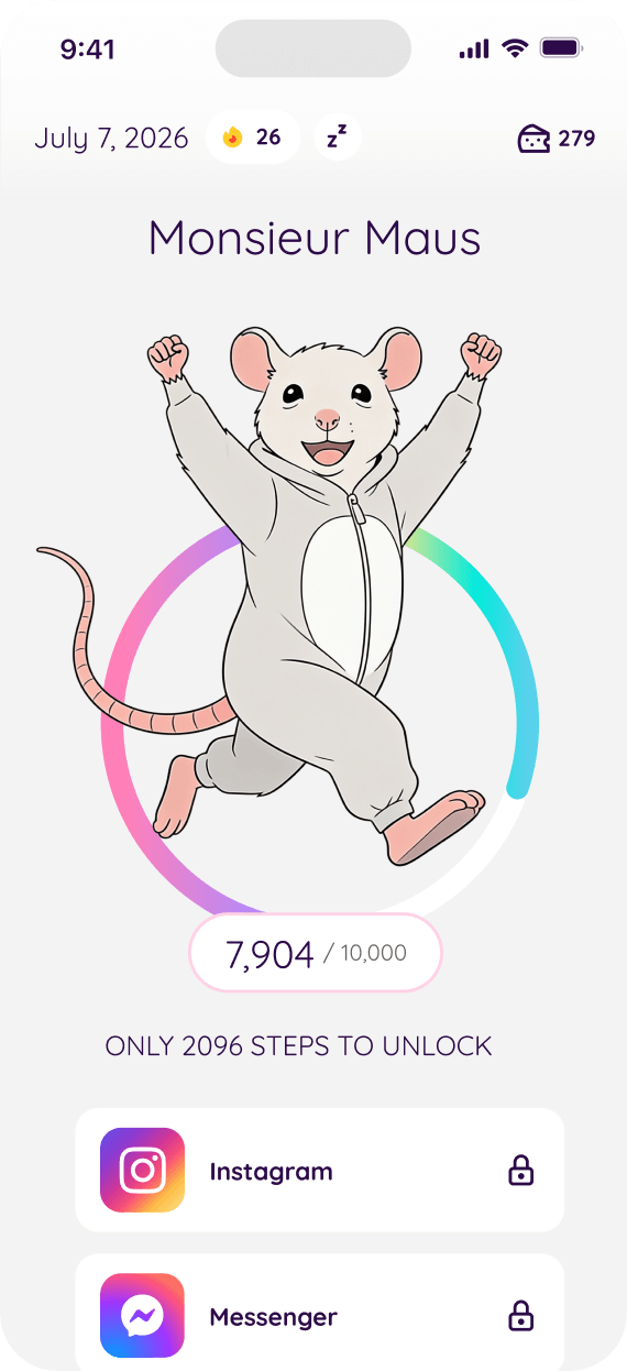 Rat Race home screen